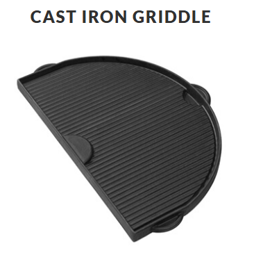 Cast Iron Griddle, Flat and Grooved Sides, (1PC)