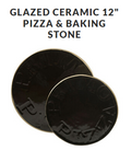 Baking Stone, Glazed Ceramic Pizza & Baking Stone (12-in) for XL, LG, JR, Kamado