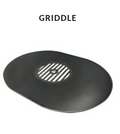 Primo Ceramic Griddle Accessory — Full-Surface Flat Top for Oval & Round Grills