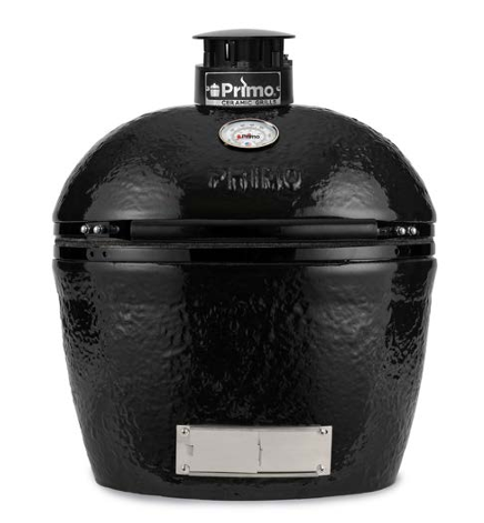 Primo JR 200 Oval Charcoal Grill — Compact Dual-Zone Ceramic Grill