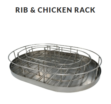 Rib and Chicken Holder includes Drip Tray