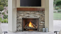 Outdoor Lifestyles Courtyard Traditional Outdoor Gas Fireplace