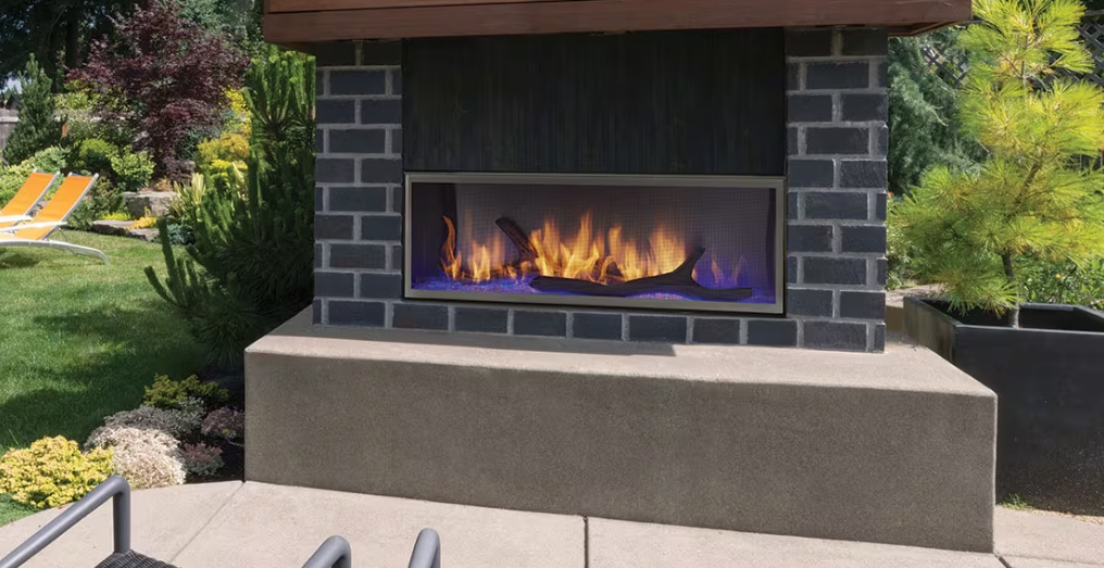 Outdoor Lifestyles 60" Lanai Linear Outdoor Gas Fireplace