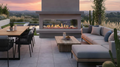 Outdoor Lifestyles Lanai Double-Sided Linear Outdoor Gas Fireplace
