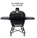 Primo XL All-In-One Ceramic Grill — Largest Oval Charcoal Grill with Stand & Accessories